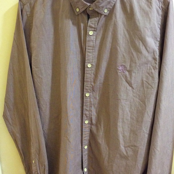 Express plain down button shirt - Picture 2 of 3